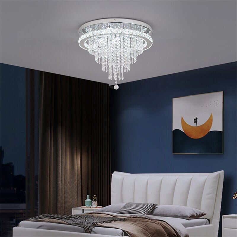 Luxury K9 Remote Control  Crystal LED Chandelier