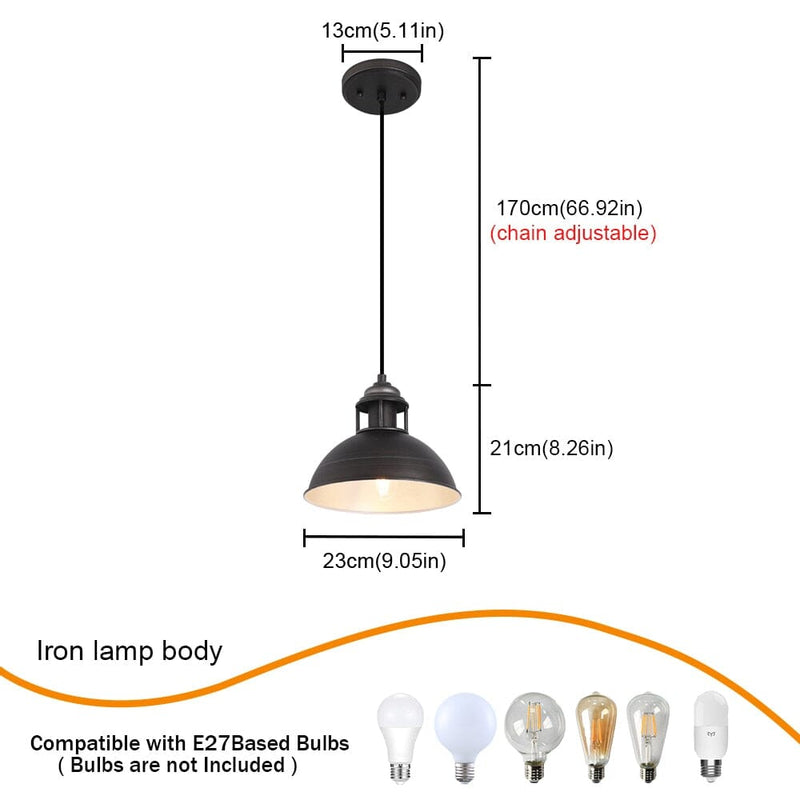 Vintage Pendant LED Hanging Ceiling Lamps