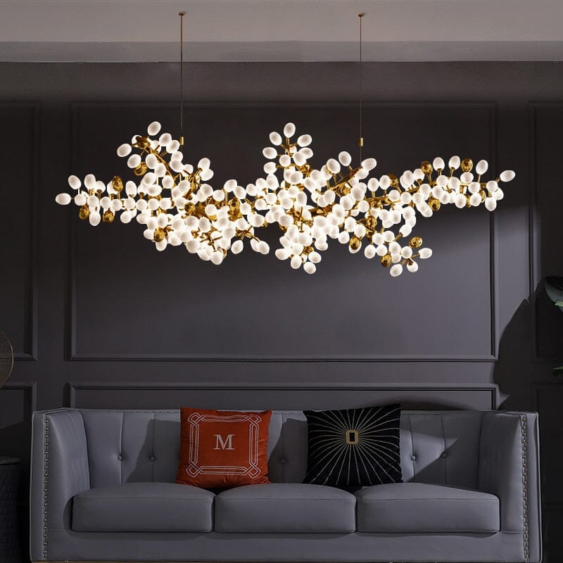 Golden Grape Vine Chandelier
