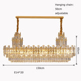 Hermez LED Luxury Ceiling Chandeliers