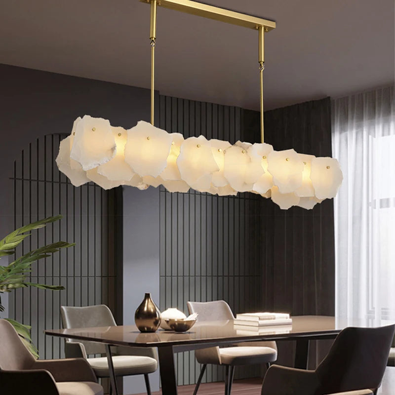 Downfalls Marble Ceiling Chandeliers