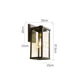 Zahid Bulb Outdoor Wall Lamps