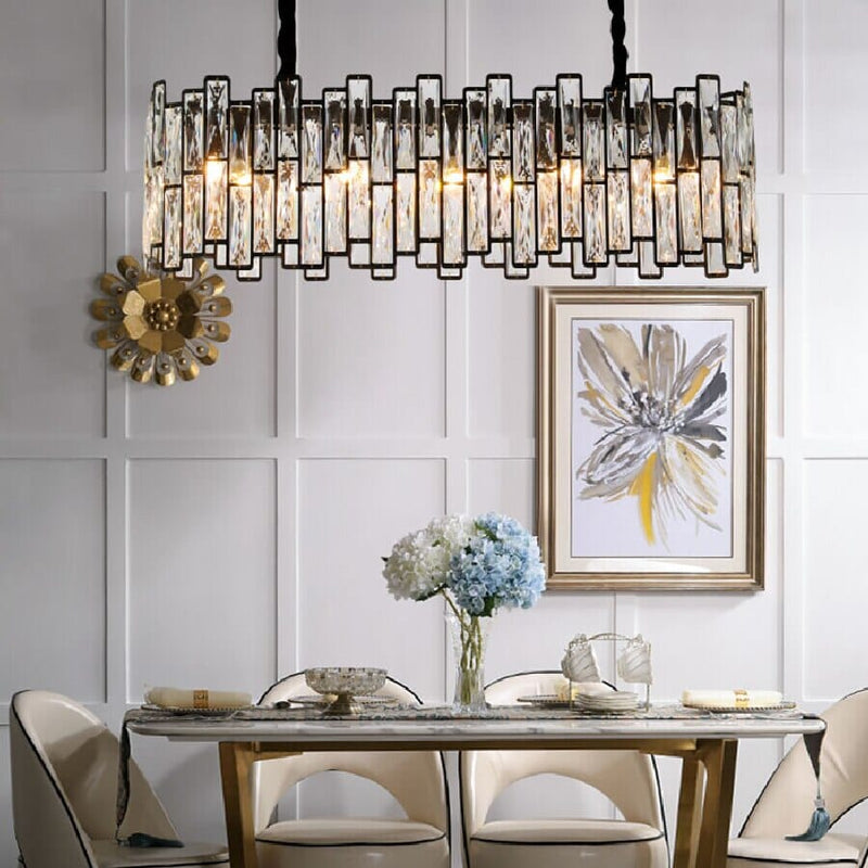 Roukeviar LED Crystal Chandelier