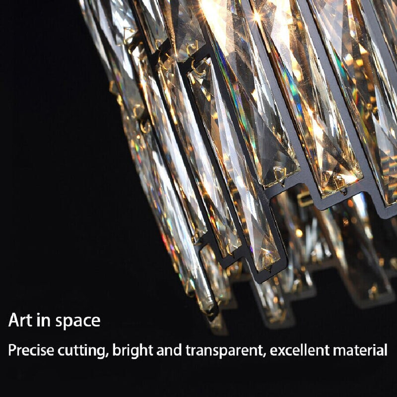Roukeviar LED Crystal Chandelier
