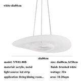 Suavenino Modern Novelty Round Aluminum LED Pendant