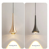 Chrome LED Water Drop Pendants