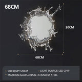 Water Splash LED Mirror