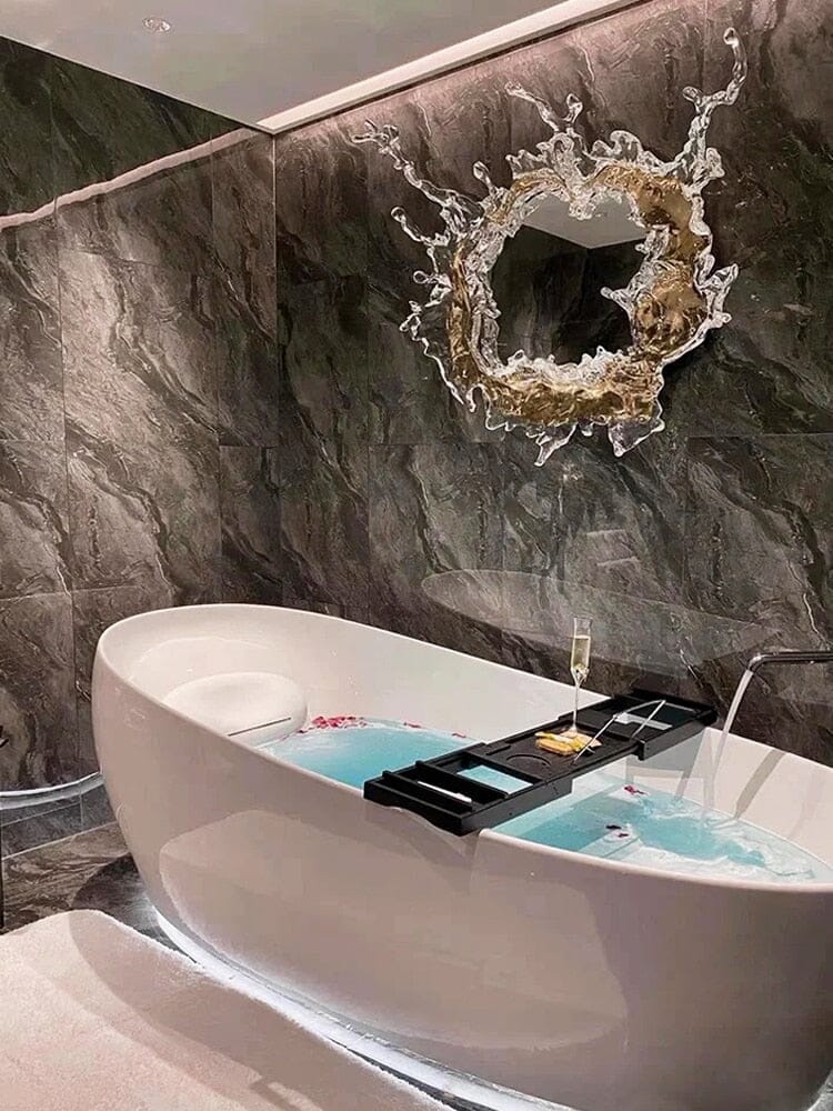 Water Splash LED Mirror