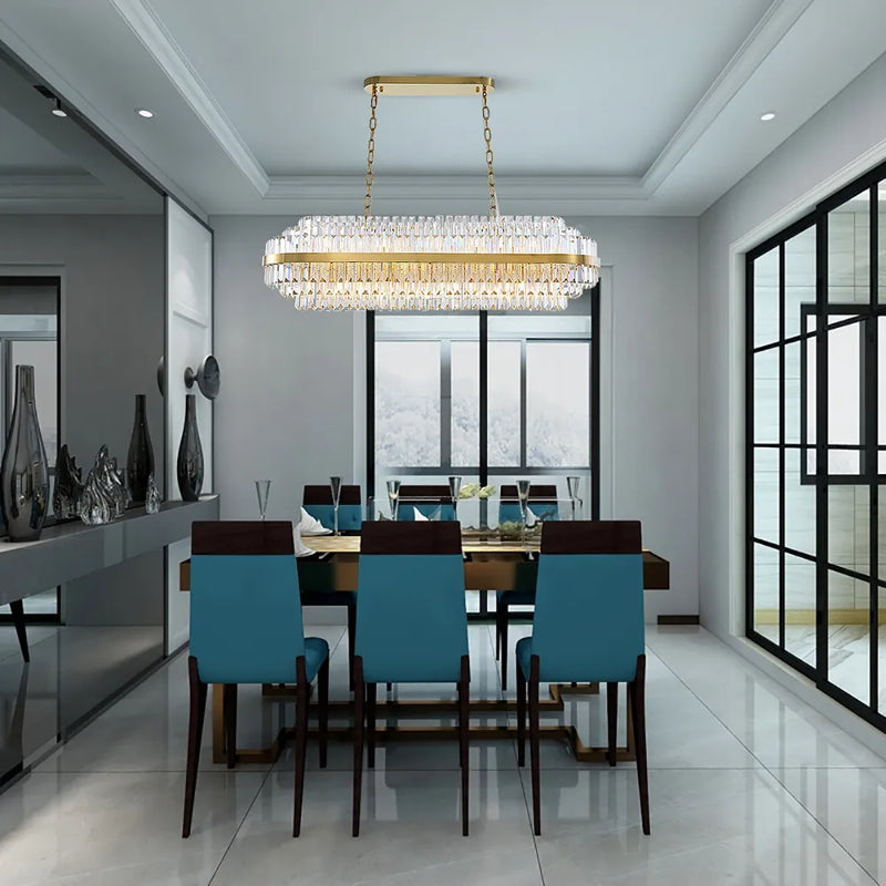 Mikel Luxury Gold Creative LED Crystal Chandelier