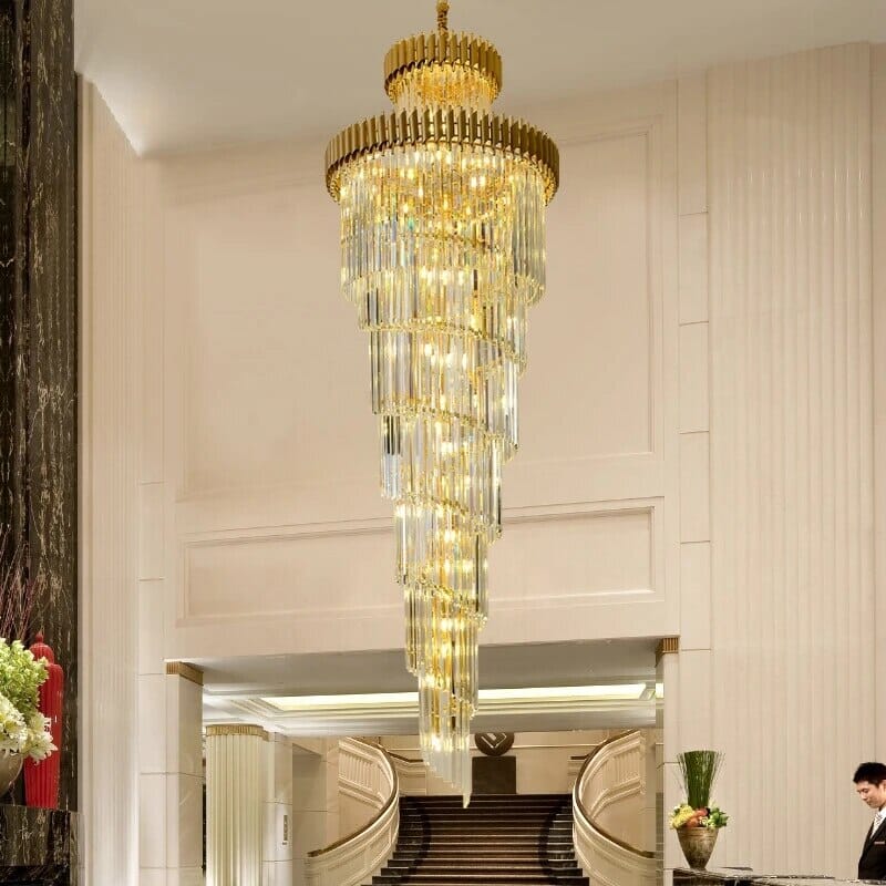 Luxury Safa Spiral Crsytal Chandelier