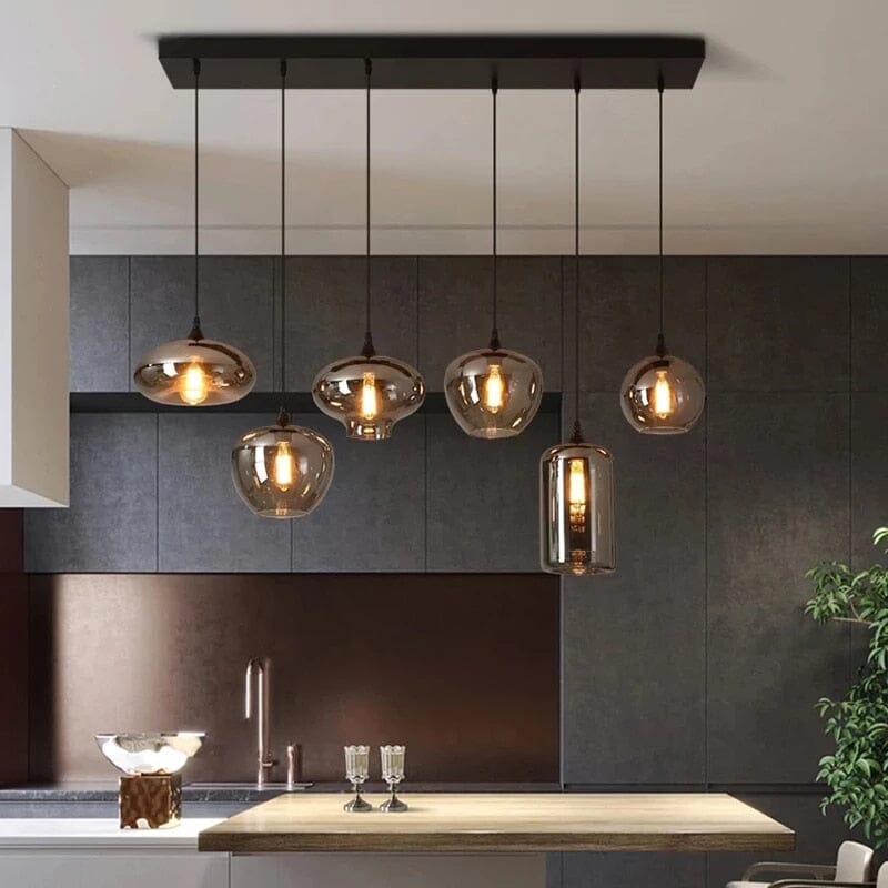 Nordic Restaurant Glass Pendant Lamp