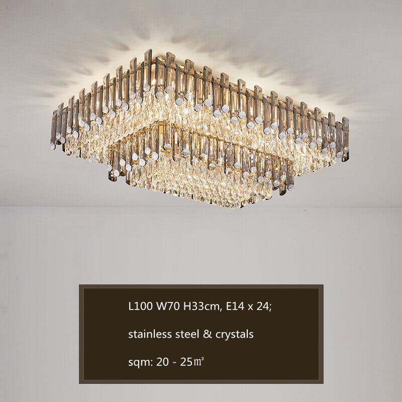 Roberta Crystal Ceiling Lights