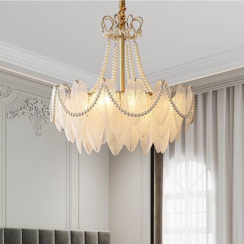 French Vintage Romantic Crystal Chandelier