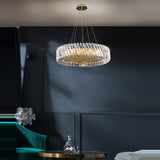Crystal Round Lamparas Chandelier