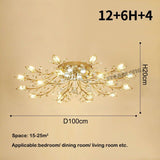 Crystal Flower Wall Chandelier