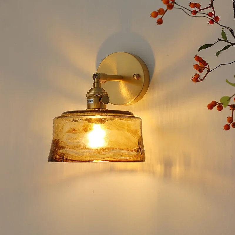 Elyndor Glass Wall Lamp