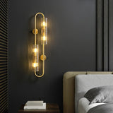 Holborn Bed Side Copper Glass Wall Light