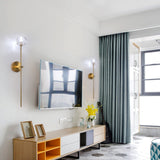 Ebony European Copper Crystal Wall Lights