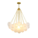Nordic Frosted Glass Ball Chandelier