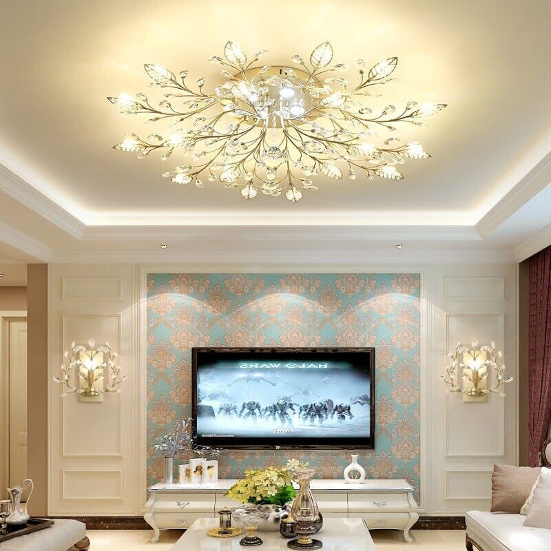 Flower Wall Chandelier