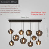 Nordic Restaurant Glass Pendant Lamp
