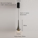 Chrome LED Water Drop Pendants