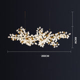 Golden Grape Vine Chandelier