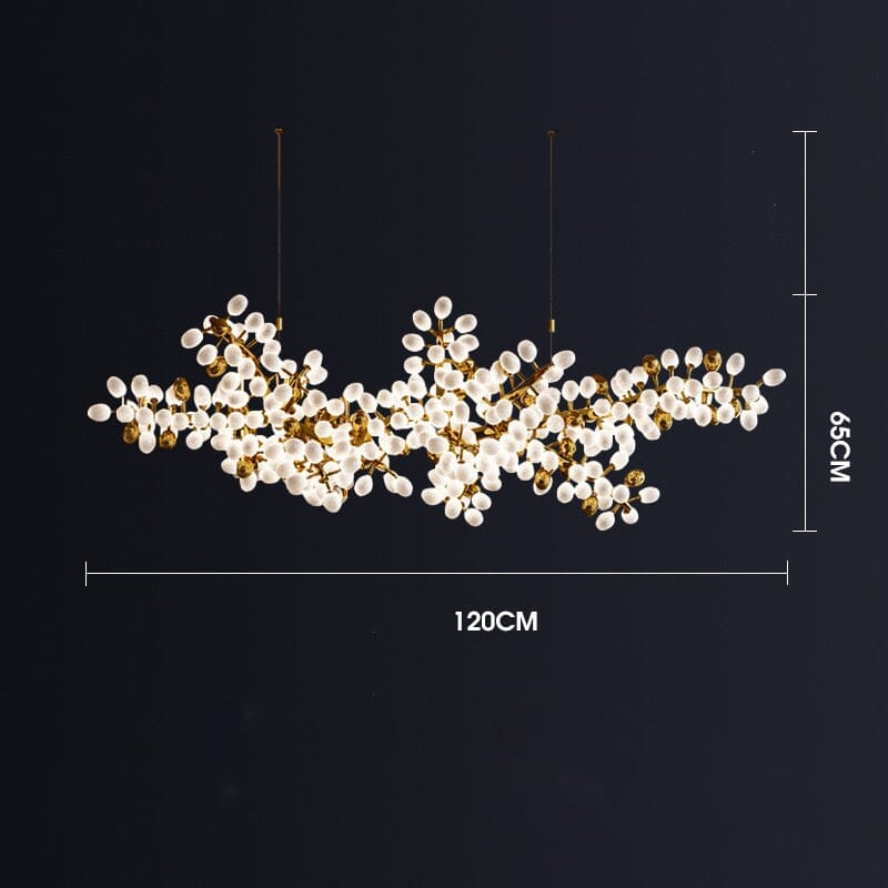Golden Grape Vine Chandelier