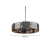 Industrial Style Black Metal Ceiling Chandeliers