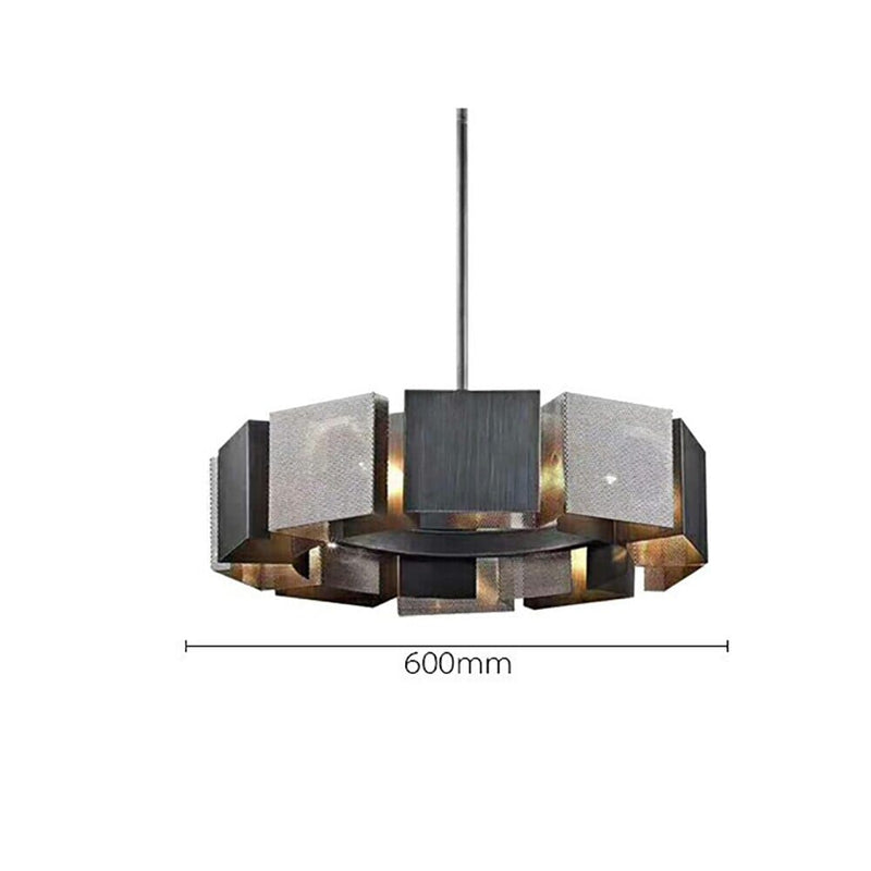 Industrial Style Black Metal Ceiling Chandeliers