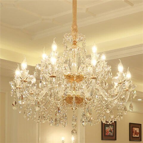 Waldo European Candlestick  Ceiling Chandelier