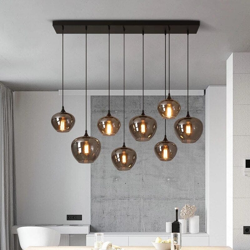 Nordic Apple Glass LED Pendant Lights