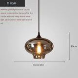 Nordic Restaurant Glass Pendant Lamp