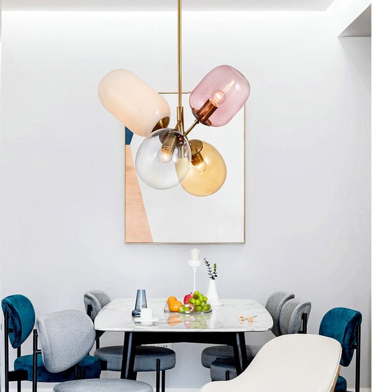 Postmodern Colorful Glass Pendant Lights