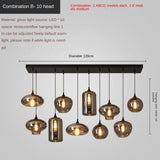 Nordic Restaurant Glass Pendant Lamp
