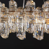Bertie Rectangle Modern LED Long  Gold Chandelier