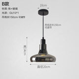 Modern Simple Pendant Glass Loft Hanglamp