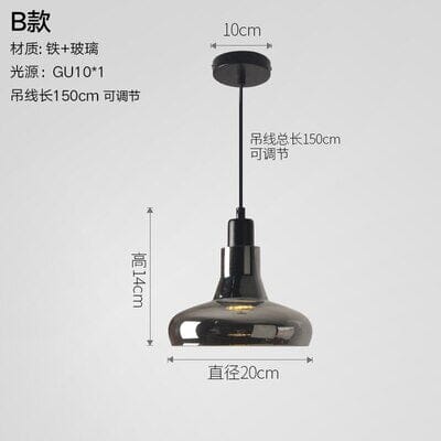 Modern Simple Pendant Glass Loft Hanglamp