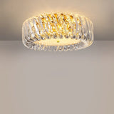 Crystal Round Lamparas Chandelier