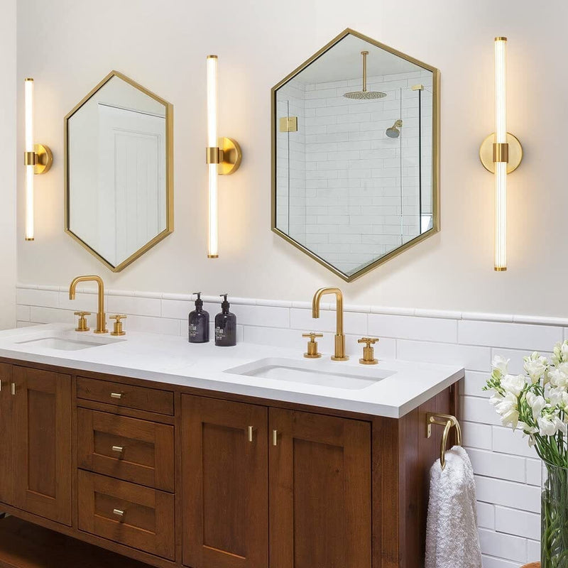 Luxury Gold Nikki Pole Wall Lamp