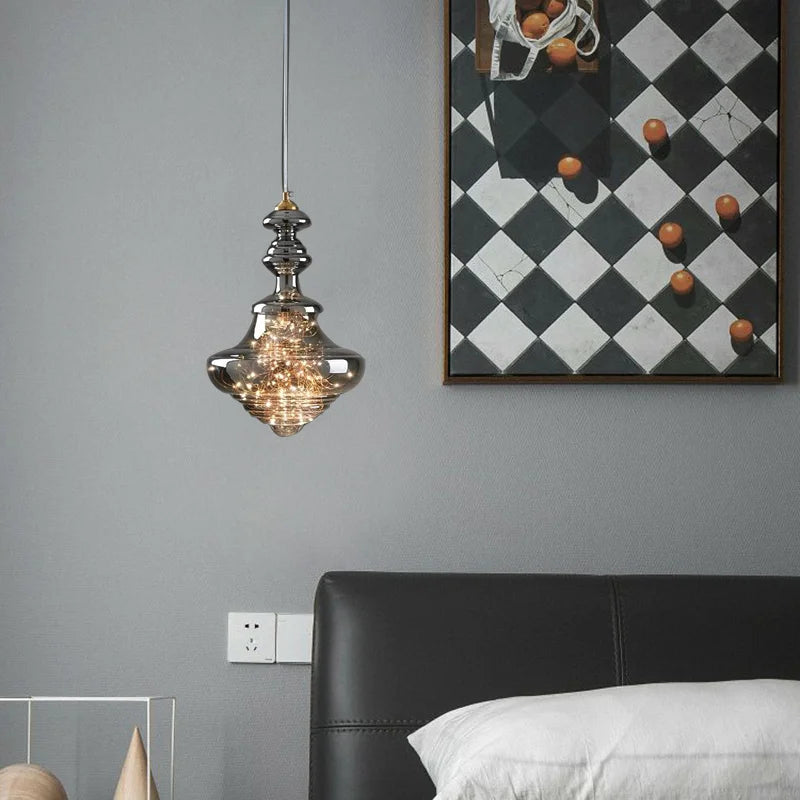 Nordic LED Glass Hanging Lighting Fixtures