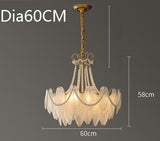 French Vintage Romantic Crystal Chandelier