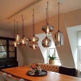 Nordic Apple Glass LED Pendant Lights
