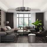 Industrial Style Black Metal Ceiling Chandeliers