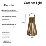 Marina Waterproof Teak Woven Lantern