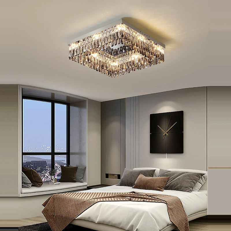 Shanti Modern Luxury LED Crystal Hanging Lamps