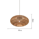 Natural Rattan Hand-woven Pendant Light