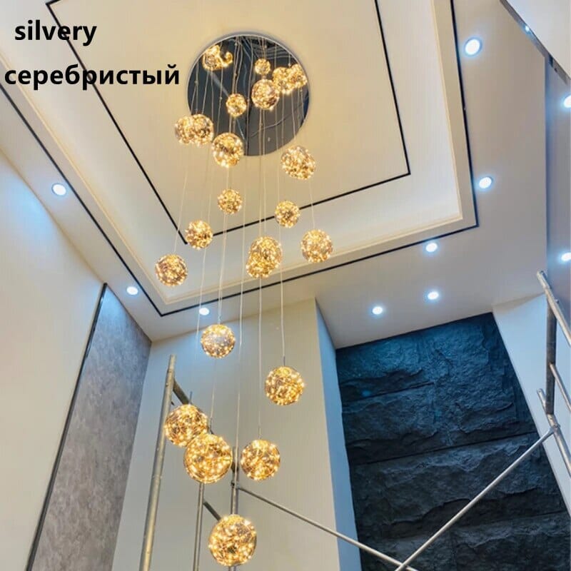 Glass Ball Ashante Chandelier
