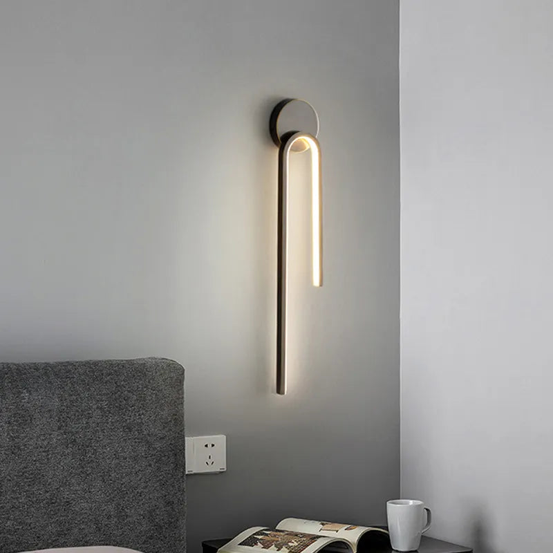 Gloucester Black Gold Minimalism LED Wall Lamp