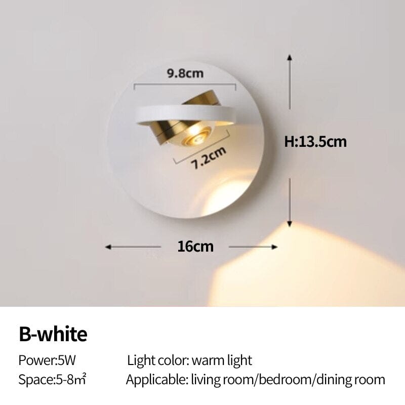 Modern and Simple Rotatable Wall Light